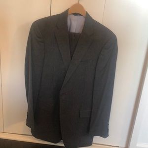 Gray pinstripe Tommy Hilfiger suit